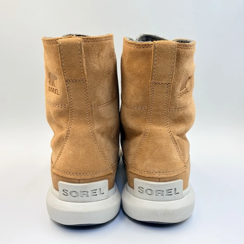 Sorel Explorer II Joan Felt NL4460-253 Women's Size 7.5 Camel Waterproof Boots